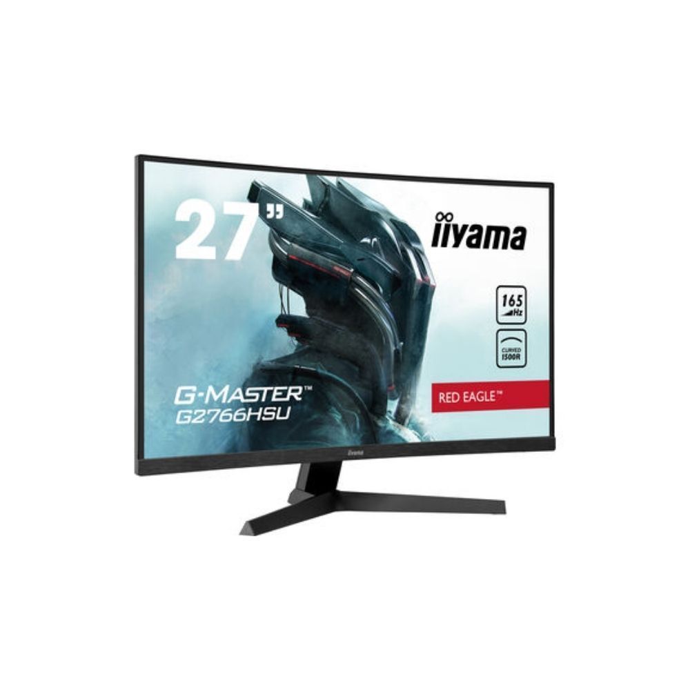 Moniteur IIYAMA 27" 1ms G-MASTER Red Eagle dalle VA incurvé 165 Hz 1920x1080 250cd/m² 2xHDMI DP HPs 2xUSB HUB Black Tuner FreeSync