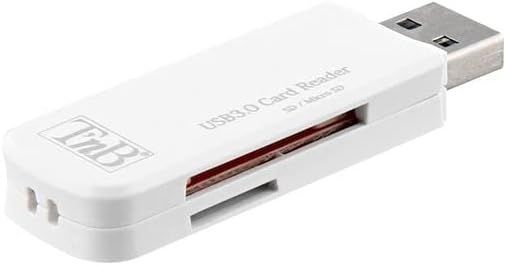 Lecteur Carte SD et Micro SD T'nB USB-A 3.0 - Blanc