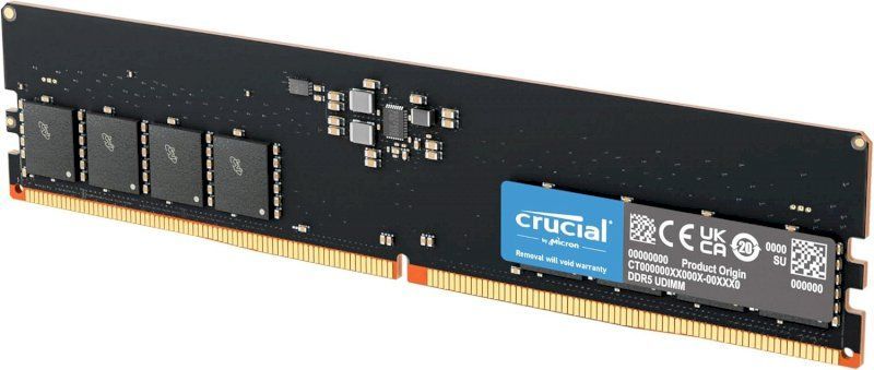 Mémoire DDR5 5600 8Go * Crucial CT8G56C46U5 * tray