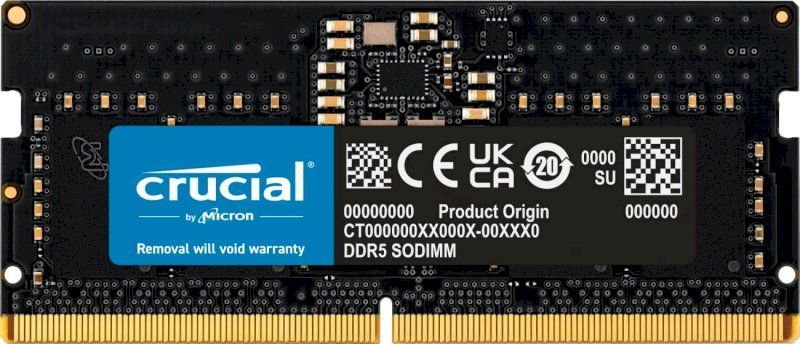 Mémoire SODIMM DDR5 -4800 8Go * Crucial CT8G48C40S5