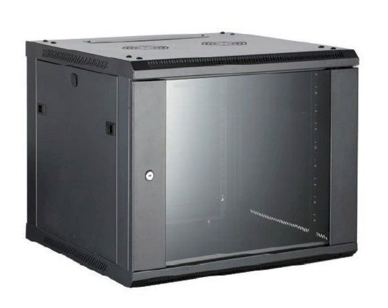 Coffret baie 19 9U noir prof. 450 mm * 8062262 * ou * 8062261 *