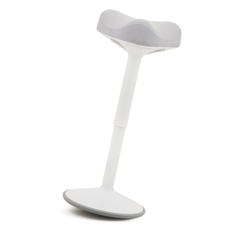 Tabouret de bureau dymanmique DORIN blanc