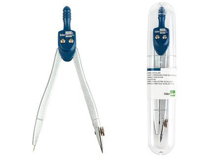 Compas liderpapel scolaire circonférence 34cm longueur 12.5cm.