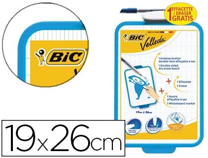 BIC Ardoise Velleda, dimensions: (L)190 x (H)260 mm, blanche