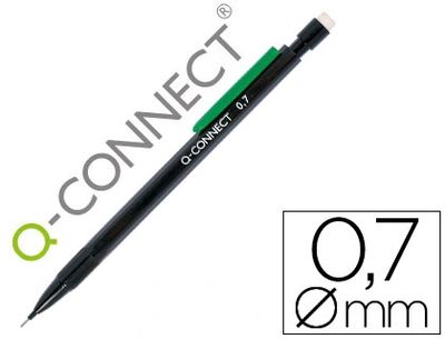 Porte-mine q-connect 0.7mm corps plastique noir