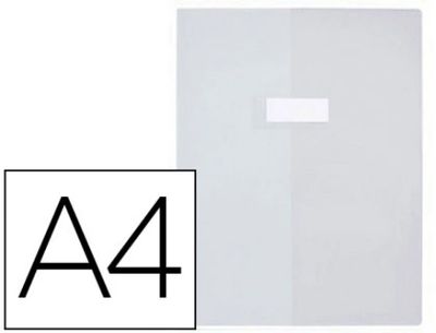 Protège-cahier elba strong line pvc cristal 15/100e coins renforcés 30/100e a4 210x297mm incolore.