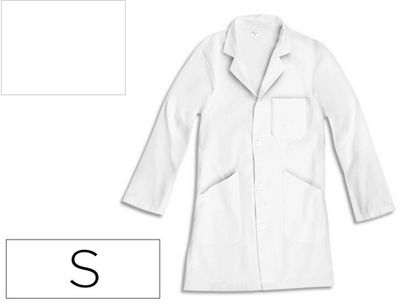 Blouse 100% coton de 190 g/m coloris blanc taille s.