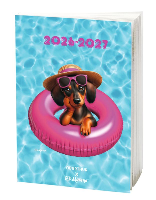 Agenda Chien- 1 jour par page - 12,5 x 17,5 cm - Oberthur