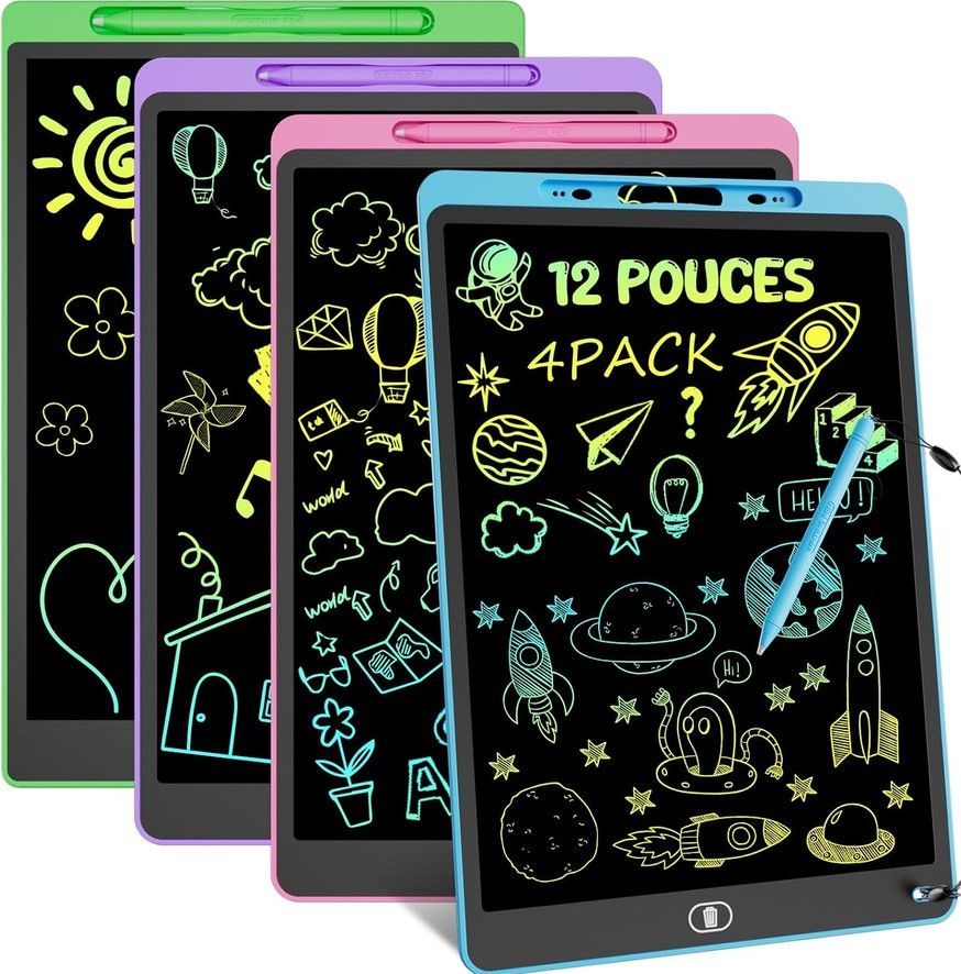 Tablette d'écriture LCD 12 Pouces