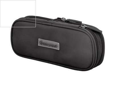 Trousse liderpapel color pop 2 fermetures eclair avec 1 compartiment extensible coloris noire 230x60mm. Trousse liderpapel color pop 2 fermetures eclair avec 1 compartiment extensible coloris noire 230x60mm.