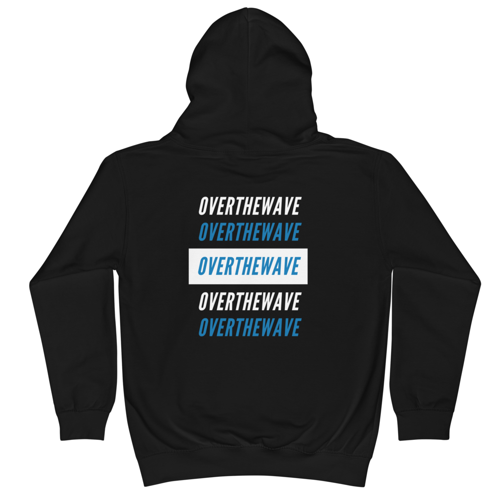 Kids Repeated Text Hoodie