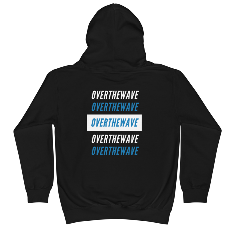 Kids Repeated Text Hoodie