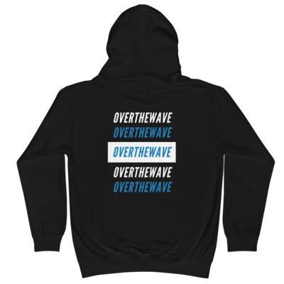 Kids Repeated Text Hoodie