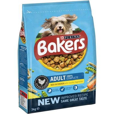 Bakers Dry Dog Food Chicken and Veg 3kg