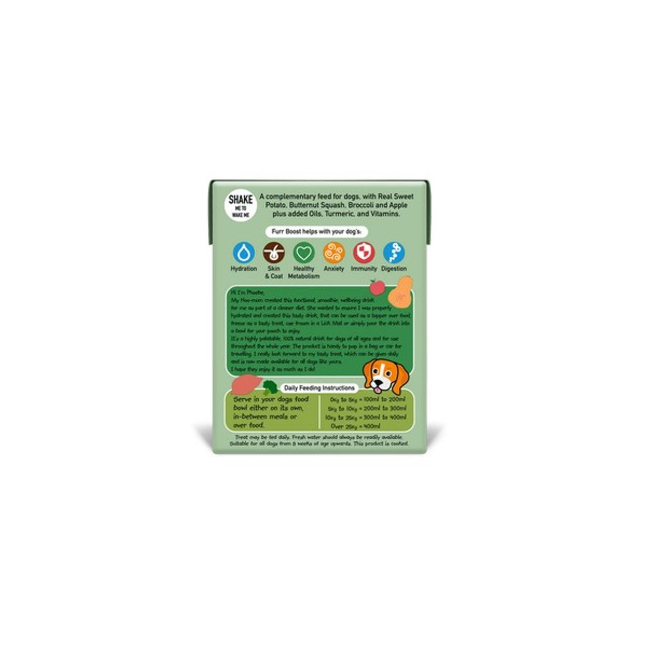 Furr Boost Plant-Based Vegan Dog Drink - 400ml