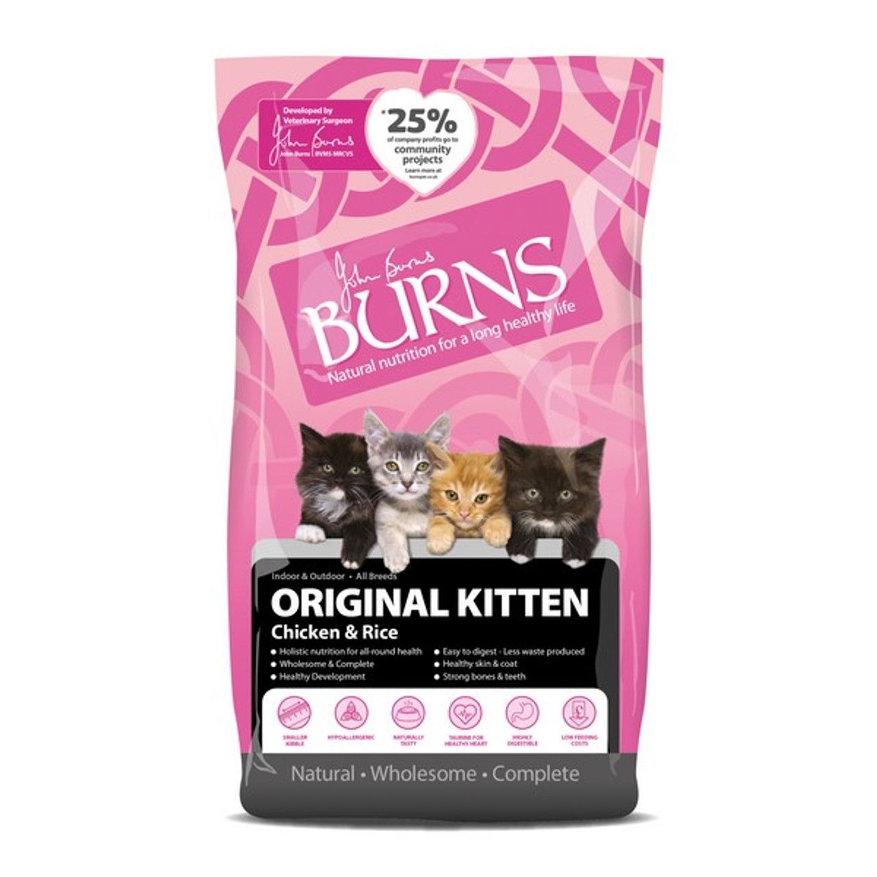 Burns Kitten Chicken and Rice