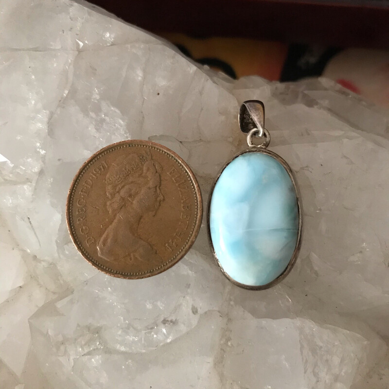 Larimar Pendant 3