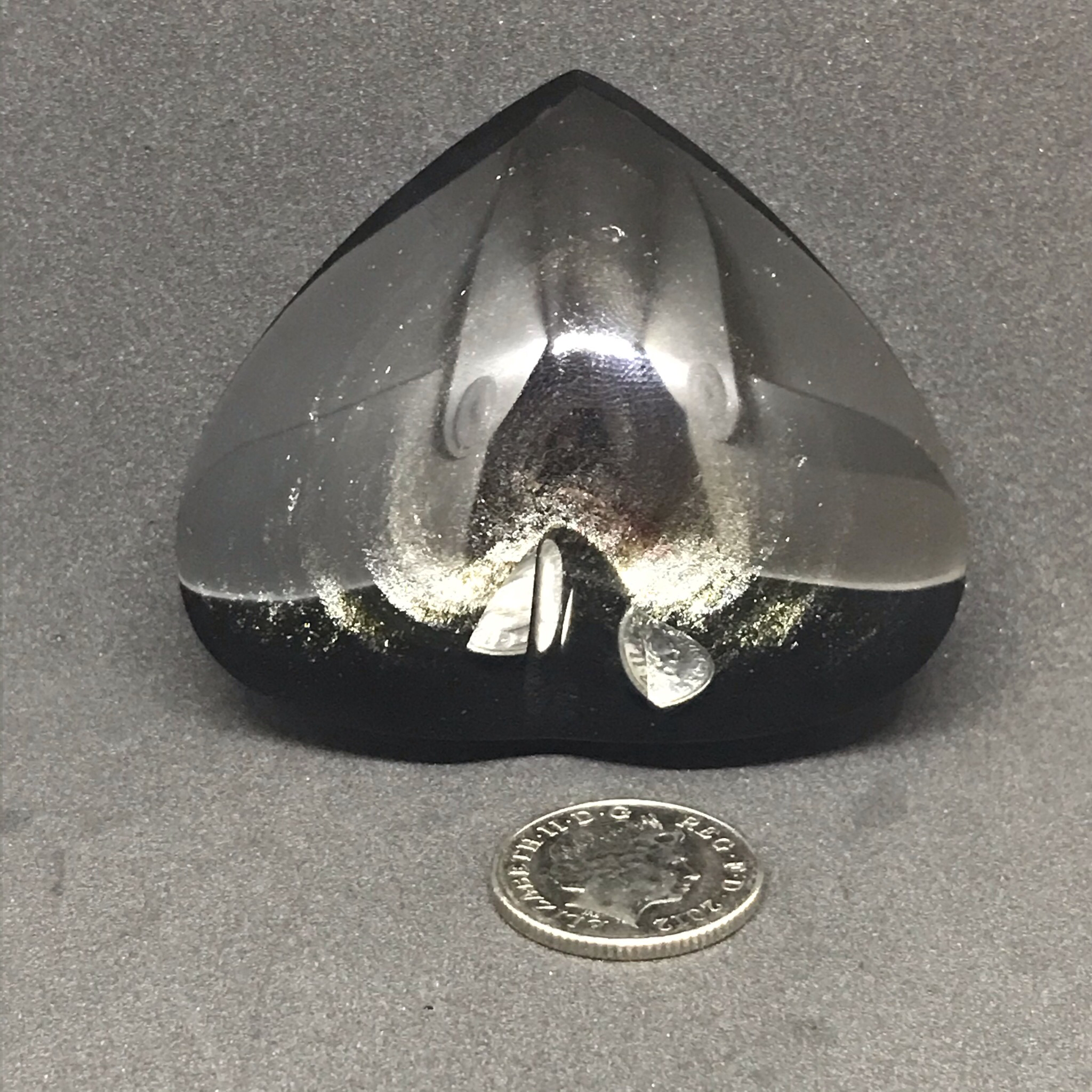 Golden Sheen Obsidian Heart 2