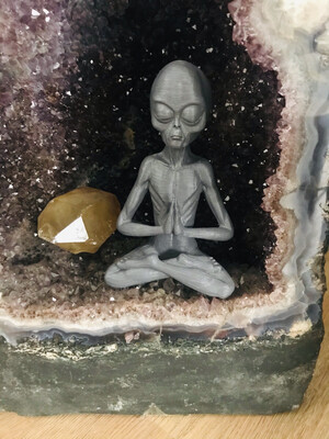 Meditating Alien