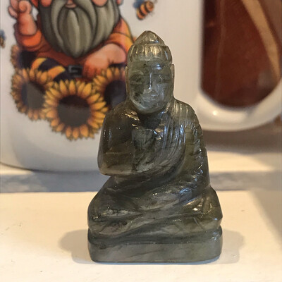 Labradorite Pocket Buddha 2