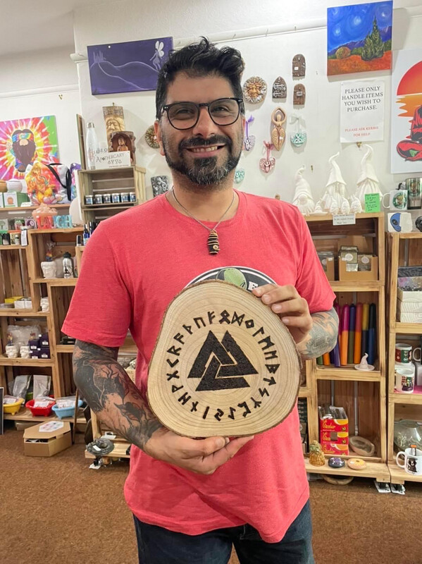 Valknut Wood Burning