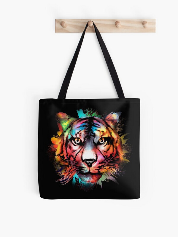 Chakra Tiger Tote Bag