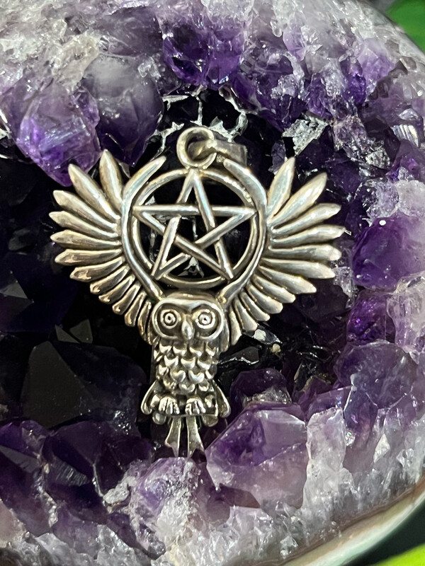 Owl Pentagram Pendant