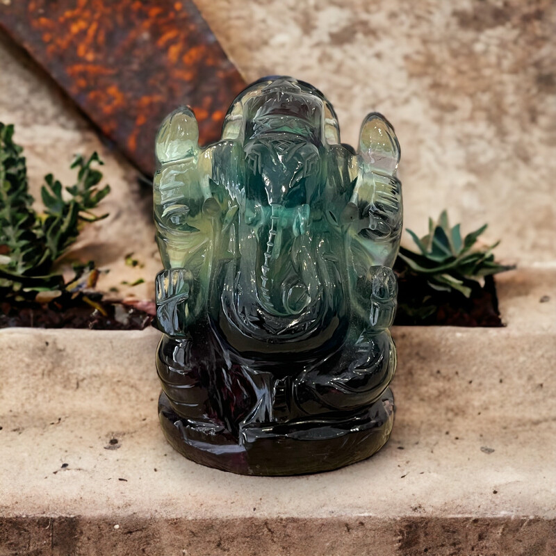 Fluorite Lord Ganesh