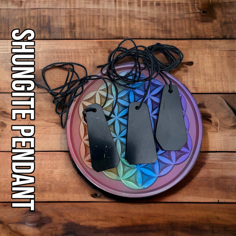 Shungite Drop Pendant