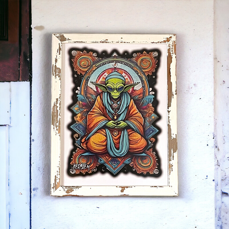 Alien Monk Artwork