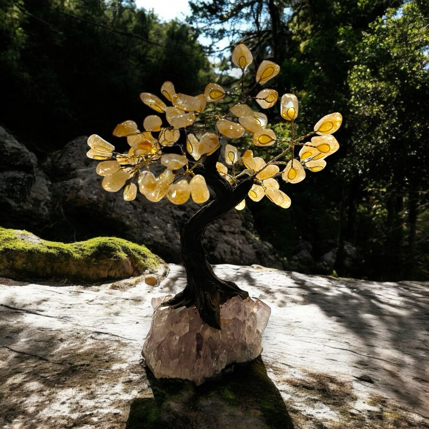 Citrine Bosai Tree