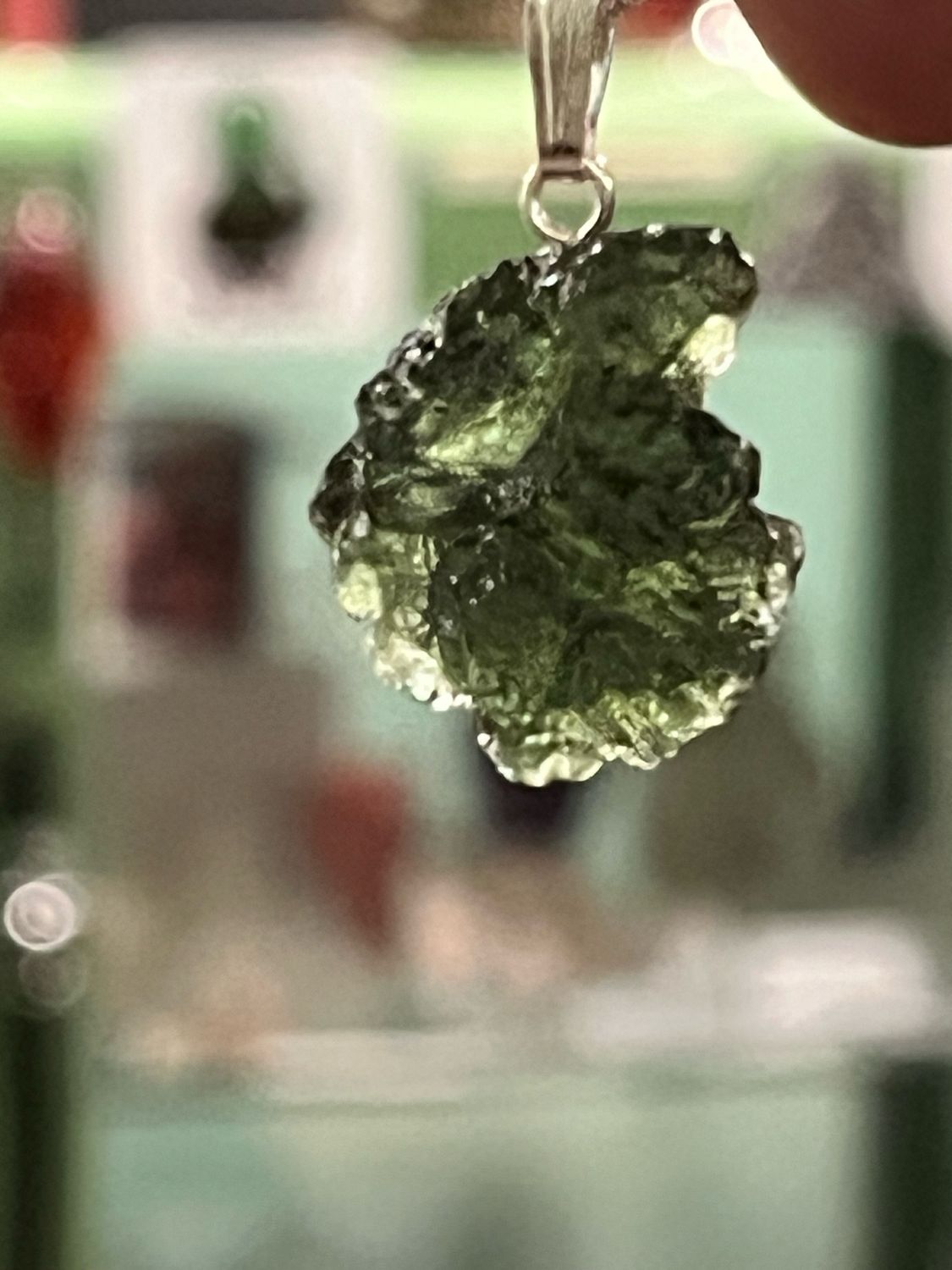 Moldavite Pendant 2