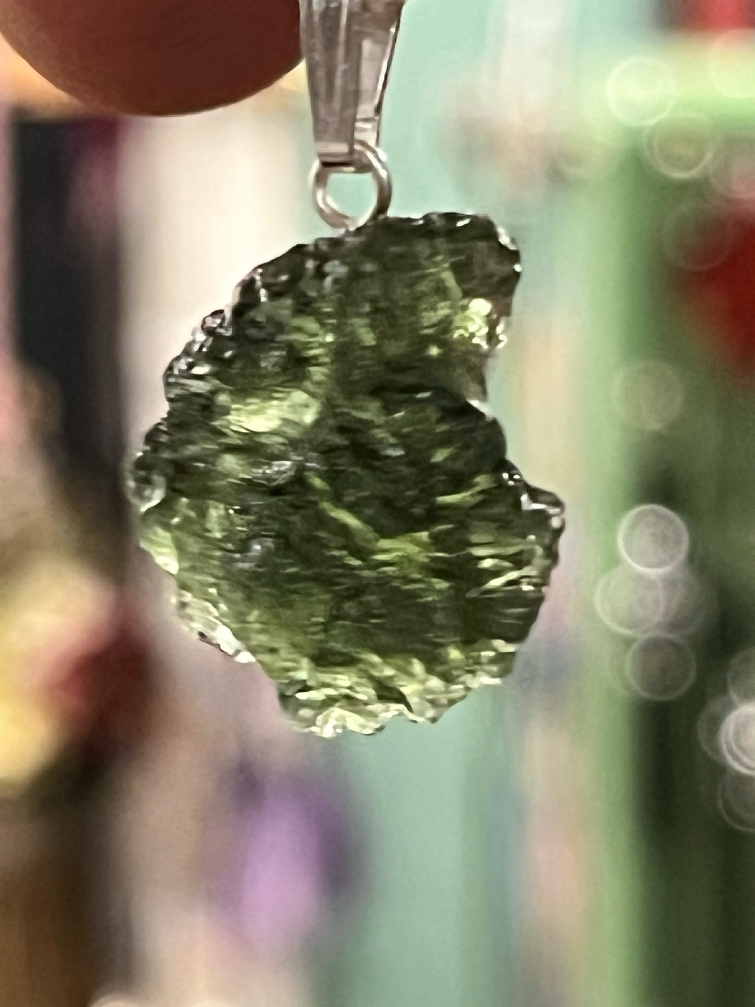 Moldavite Pendant 2