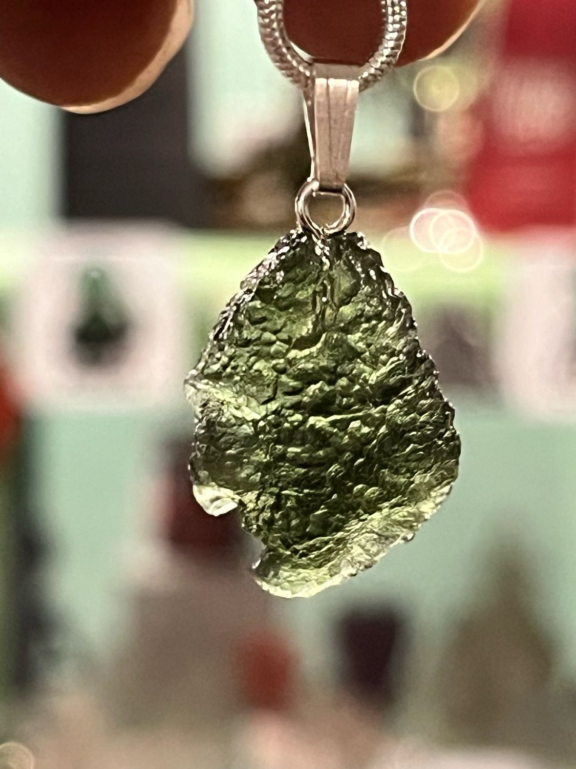 Moldavite Pendant 3