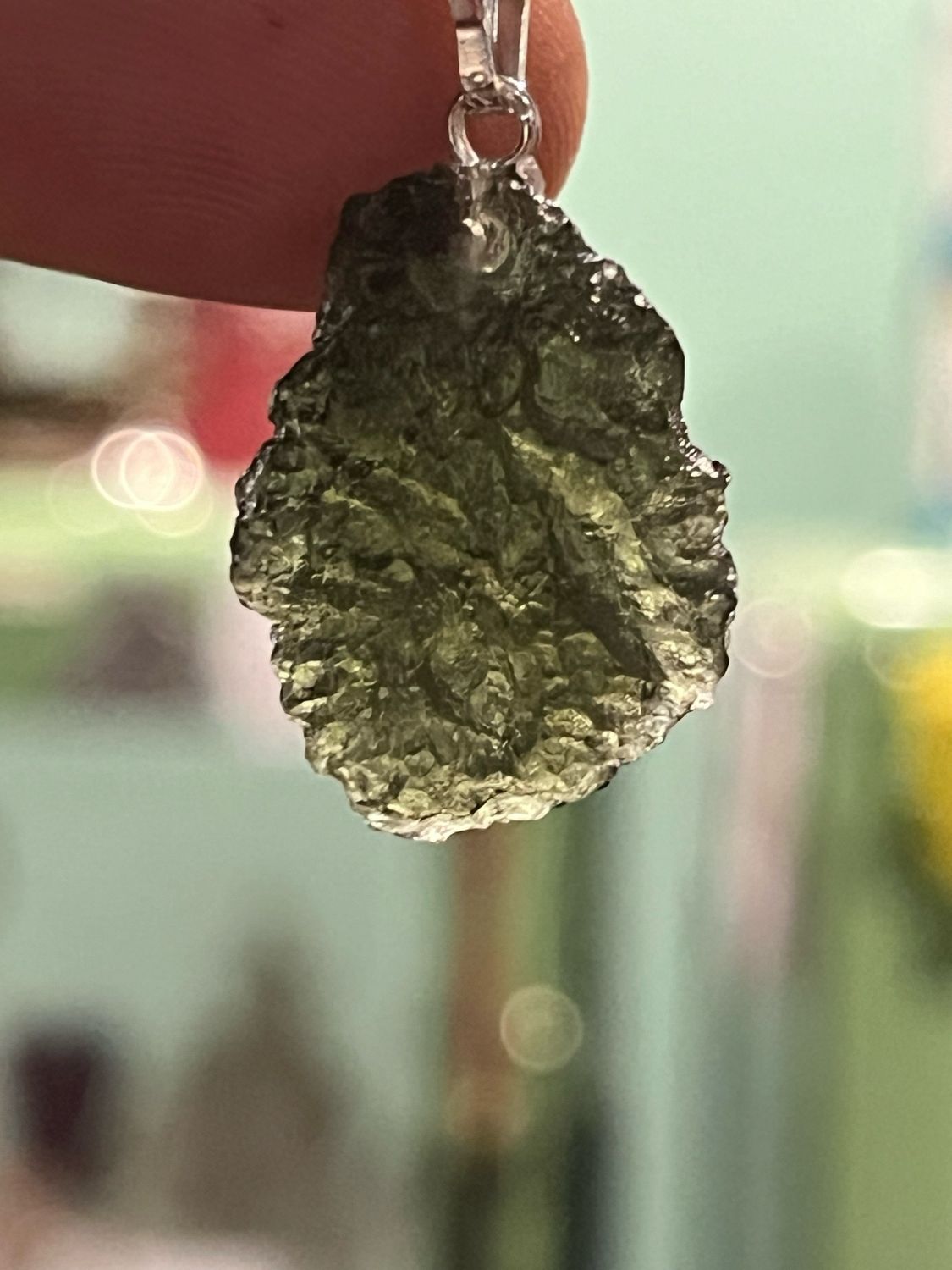 Moldavite Pendant 4