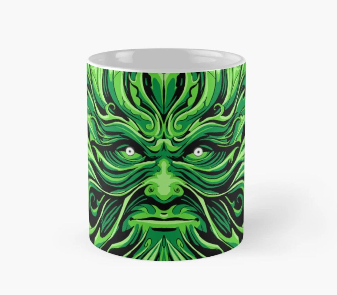 Green Man Mug