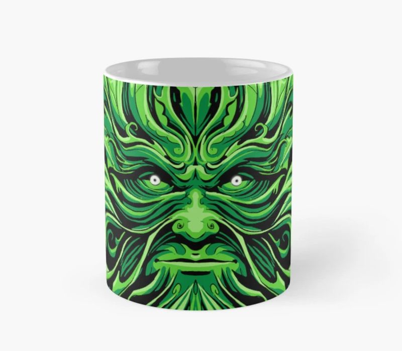 Green Man Mug