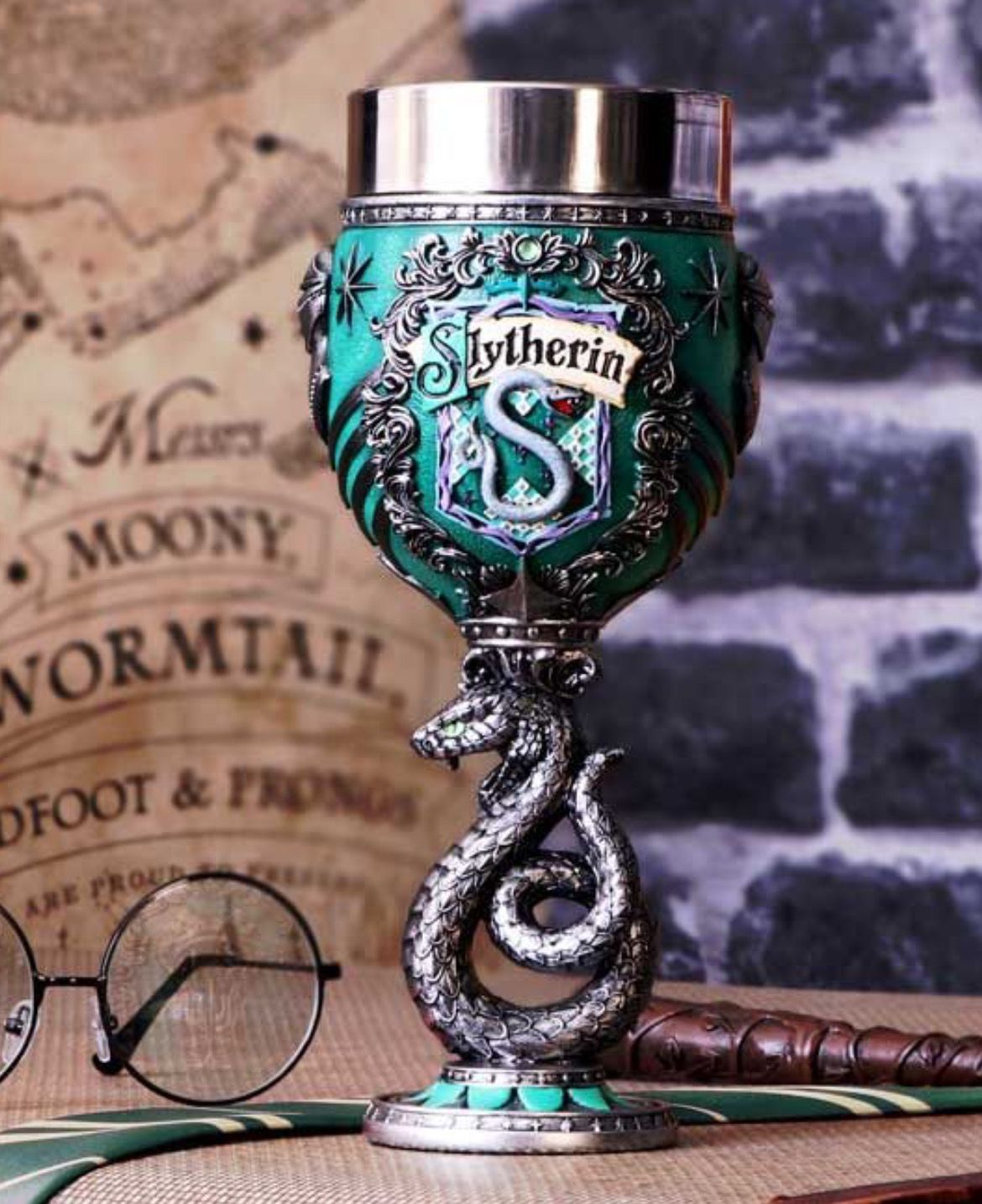 Harry Potter Slytherin Collectible Goblet 19.5cm Harry Potter Slytherin Collectible Goblet 19.5cm