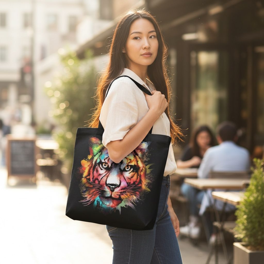 Chakra Tiger Tote Bag Chakra Tiger Tote Bag