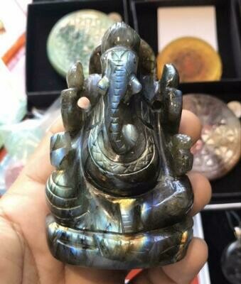Carved Crystal Statues