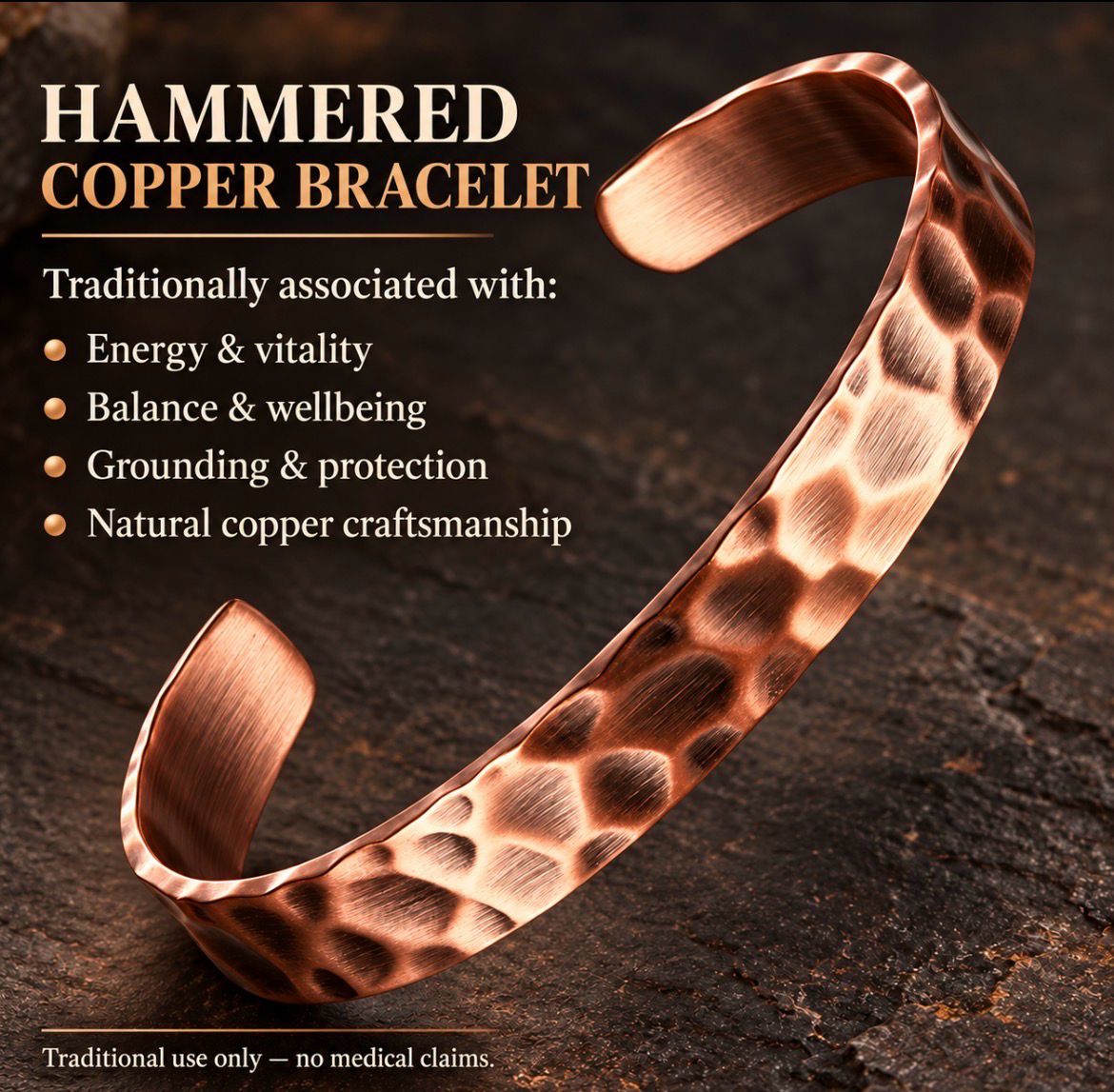 Hammered Copper Bracelet Hammered Copper Bracelet