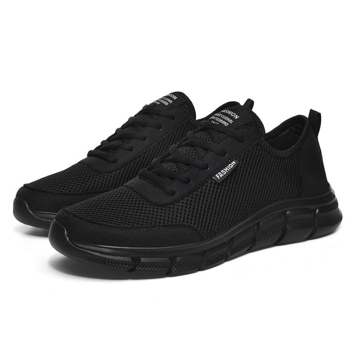 Mens Lace-Up Running Shoes Fashion Sneakers