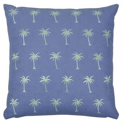 Kissenbezug Palm dusty blue in 45x45 cm, pad home