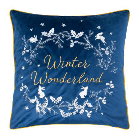 Kissen Advent marine, 45x45 cm, pad home