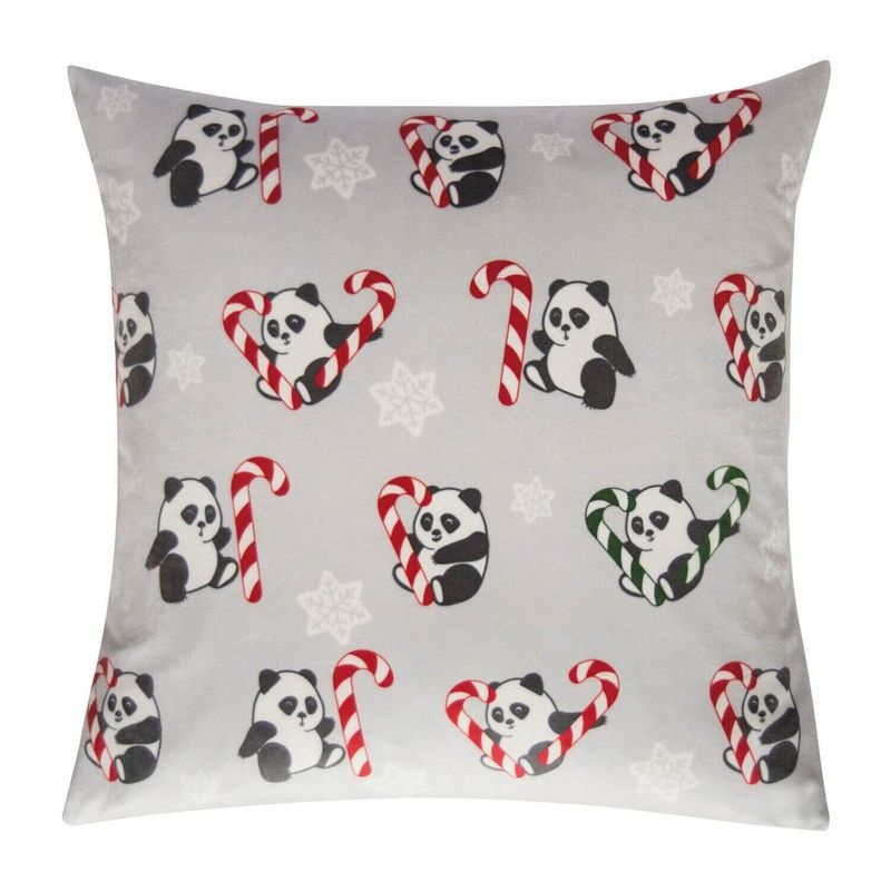 Kissen Panda light grey, 45x45 cm, pad home