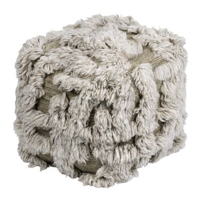 Pouf Boheme fur green, pad home Pouf Boheme fur green, pad home