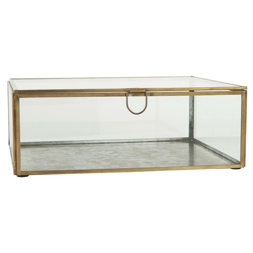 Schachtel aus Glas mit Deckel, 25x11x31 cm, IB Laursen