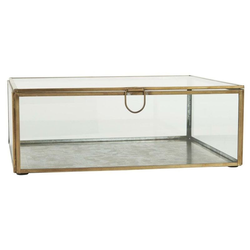 Schachtel aus Glas mit Deckel, 25x11x31 cm, IB Laursen Schachtel aus Glas mit Deckel, 25x11x31 cm, IB Laursen