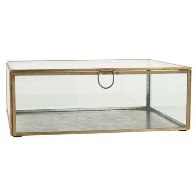 Schachtel aus Glas mit Deckel, 25x11x31 cm, IB Laursen