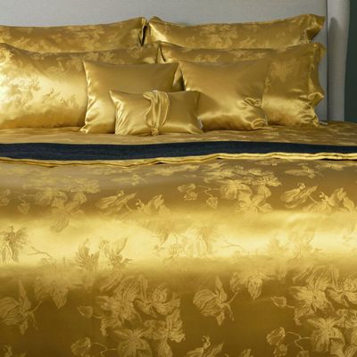 Bettbezug 135x200 cm, ADA gold, Plauener Seidenweberei Bettbezug 135x200 cm, ADA gold, Plauener Seidenweberei